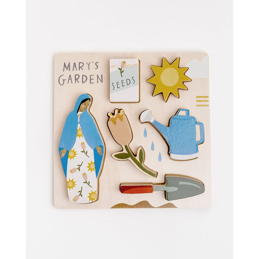 Be A Heart Mary's Garden Wooden Puzzle puzzle