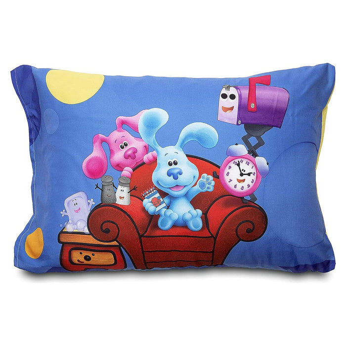 Shopbobbys Funhouse Blue'S Clues And You 4-Piece Reversible Comforter Set, Toddler Bed Size