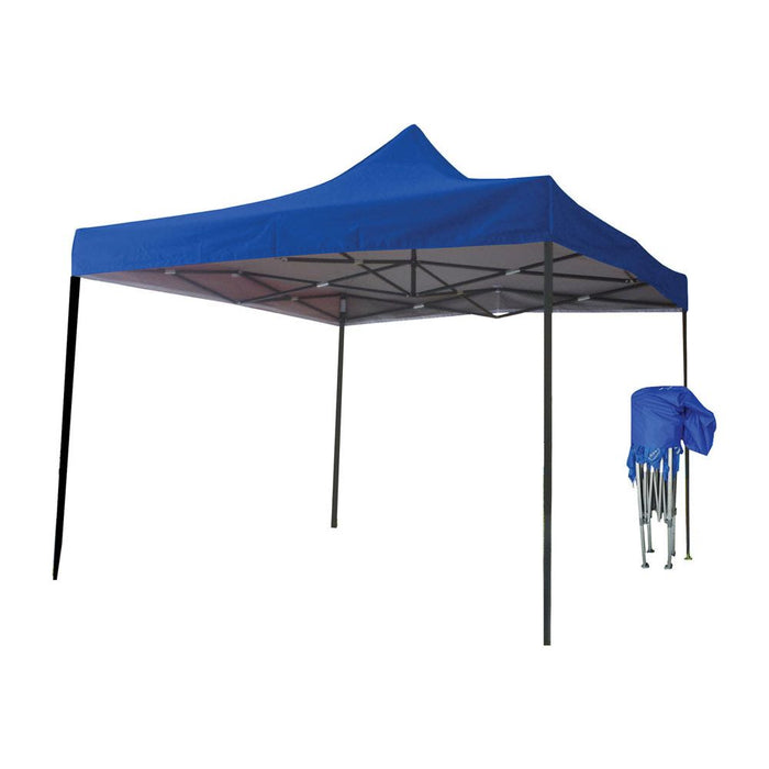 Shopbobbys Just Relax Folding Gazebo Canopy, Blue, 10X10 Feet