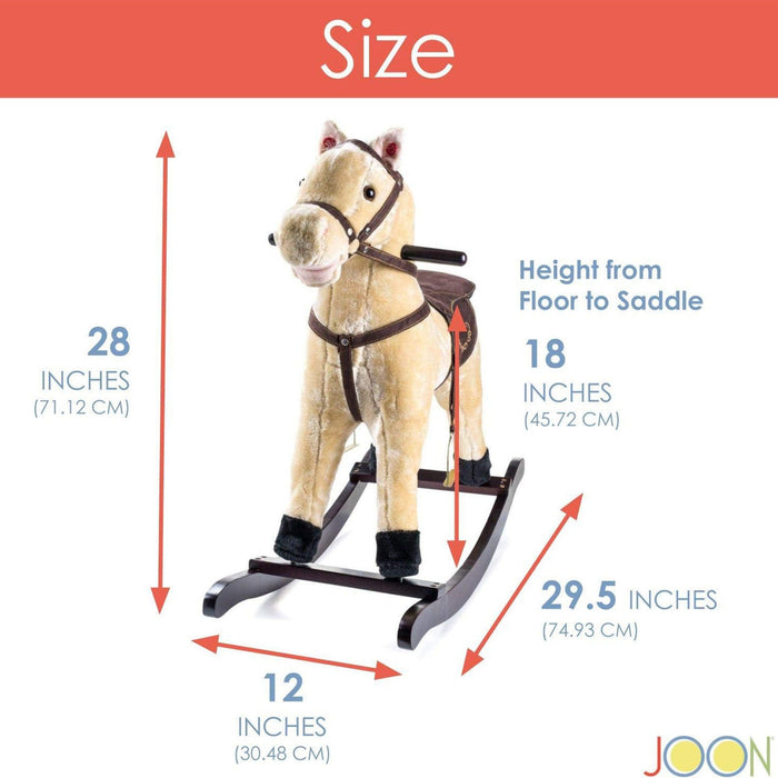 Shopbobbys Joon Rocking Horse Pony, Beige