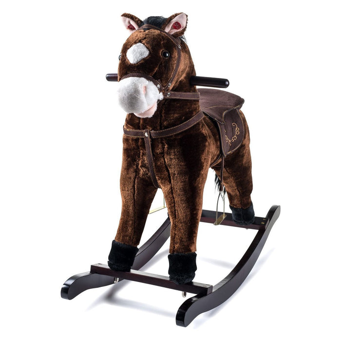 Shopbobbys Joon Rocking Horse Pony, Dark Brown