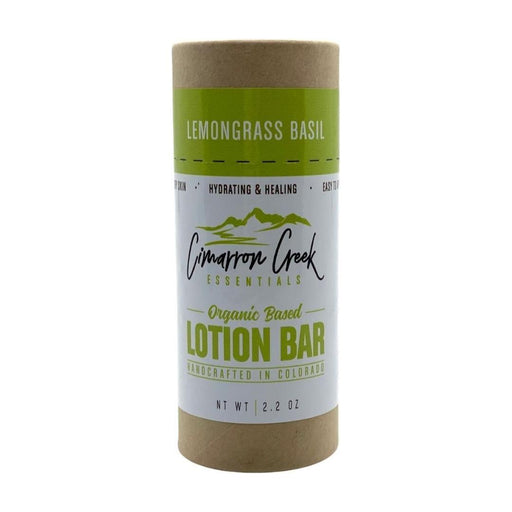 Cimarron Creek Essentials Lemongrass Basil Organic Lotion Bar 2oz Lotion & Moisturizer