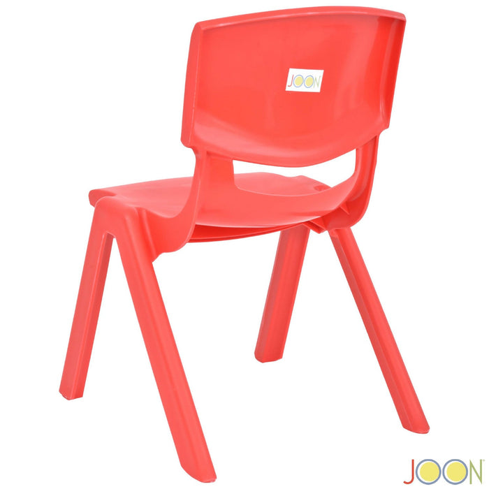 Shopbobbys Joon Stackable Plastic Kids Learning Chairs, 20.5X12.75X11 Inches, 2-Pack