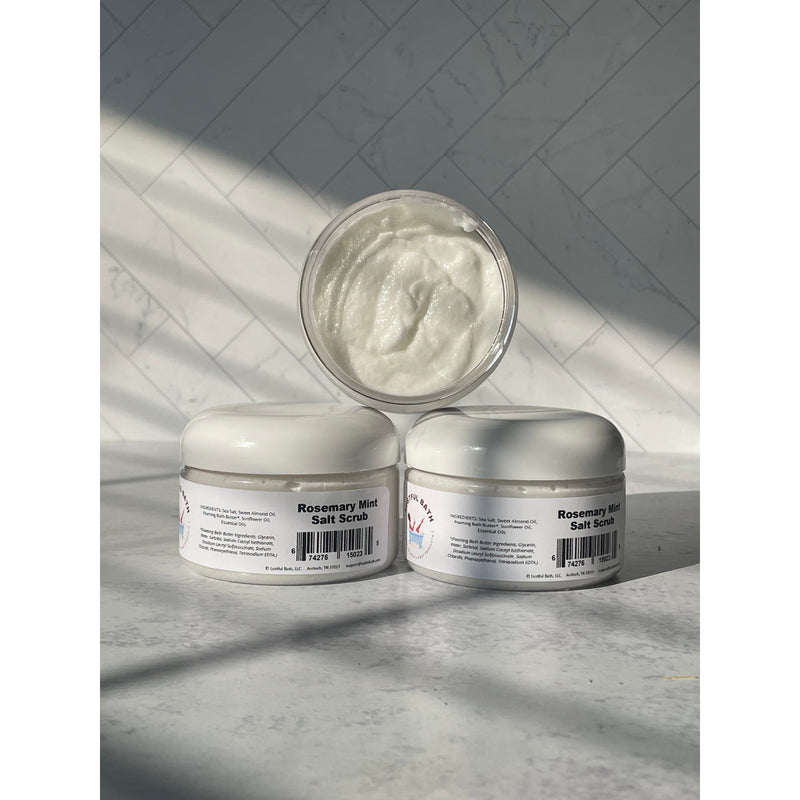 Lustful Bath, LLC ROSEMARY MINT FOAMING SALT SCRUB Salt Scrub