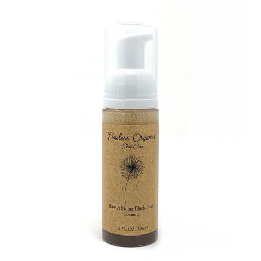 Timeless Organics Skin Care - Liquid Raw African Black Soap - Foaming