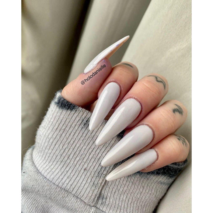 Twinkled T - Gel Extension Tips - Stiletto ♥︎ Cream ♥︎ Long