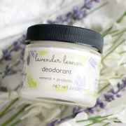 Green + Lovely DEODORANT Lavender Lemon - Mineral + Probiotic - Vegan