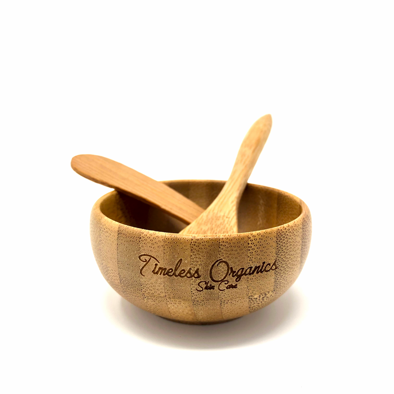 Timeless Organics Skin Care Bamboo Utensil Set