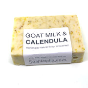 Soaplandia Soap Store Goat Milk & Calendula Tea Soap, Unscented Bar Soap