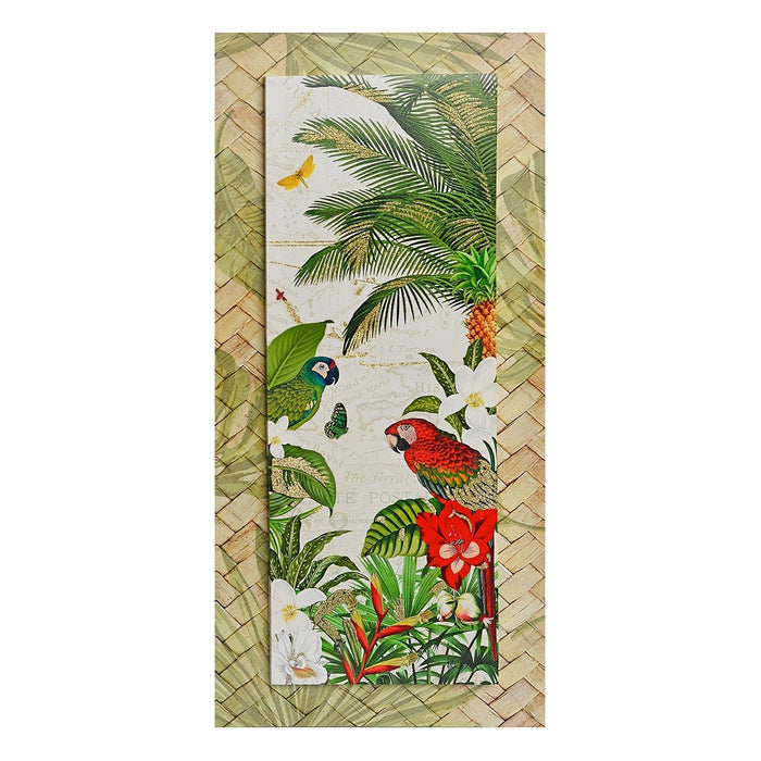 Shopbobbys Premius Parrot Bird Of Paradise Canvas Wall Art, 18X42 Inches