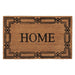 Achim Home Printed Coir Doormat, Brown-Black, 18x30 Inches