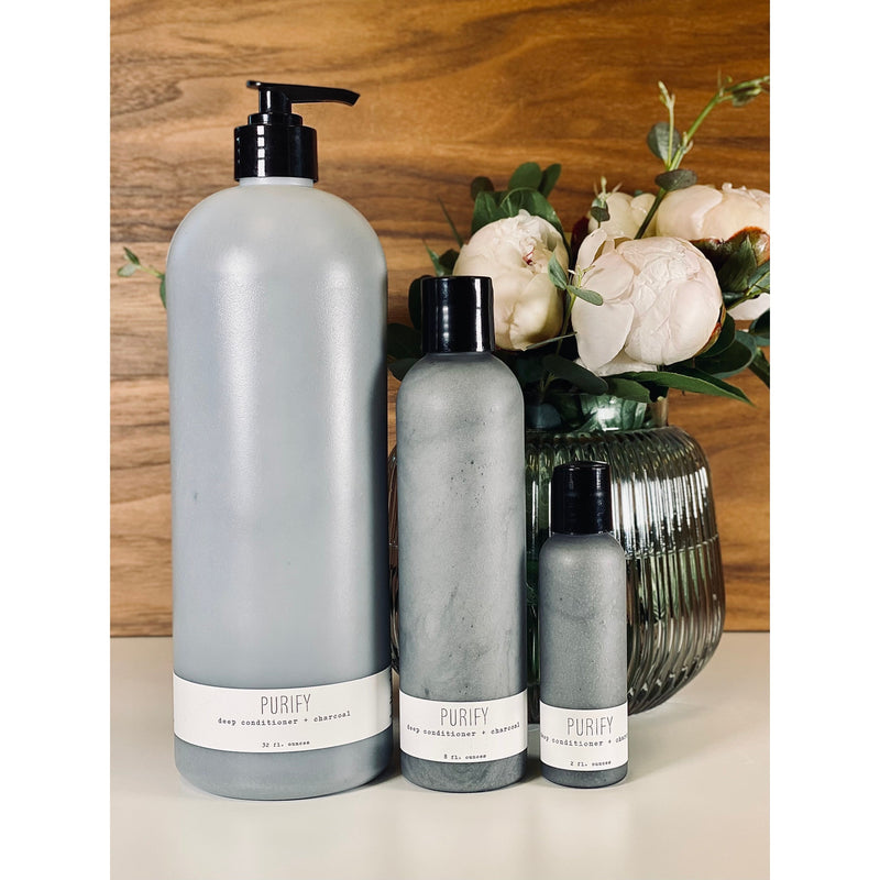 handmade. la conner Purify - Deep Conditioner + Charcoal Hair Care