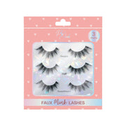 Prolux Cosmetics 3 Pair Faux Mink Lashes Set