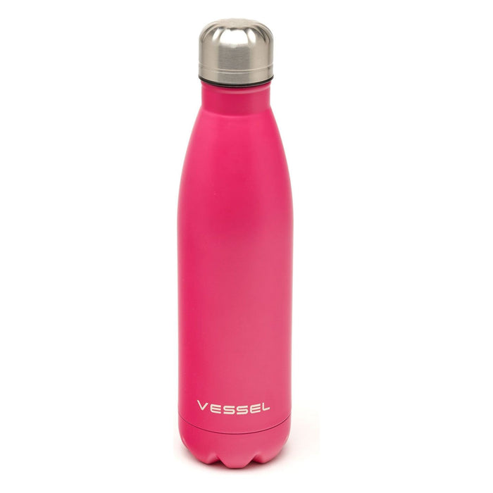 Shopbobbys Premius Vessel Vacuum Insulated Stainless Steel Hydration Flask Bottle, 17 Ounce