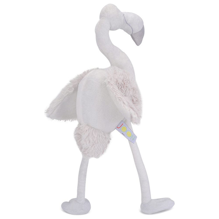 Shopbobbys Joon Beaky The Flamingo Stuffed Animal, Light Grey, 9.5 Inches