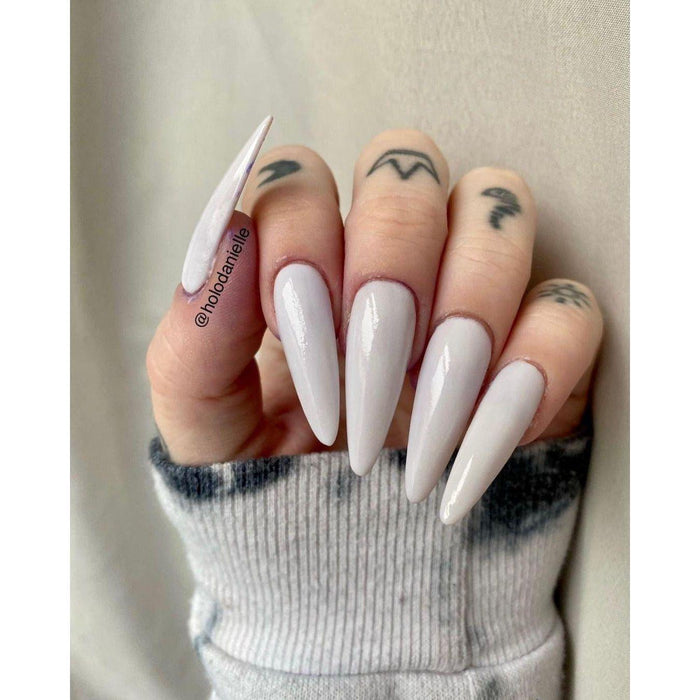 Twinkled T - Gel Extension Tips - Stiletto ♥︎ Clear ♥︎ Long