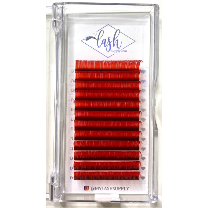 My Lash Supply - My Lash Supply - Red Velvet Colored Collection 0.07