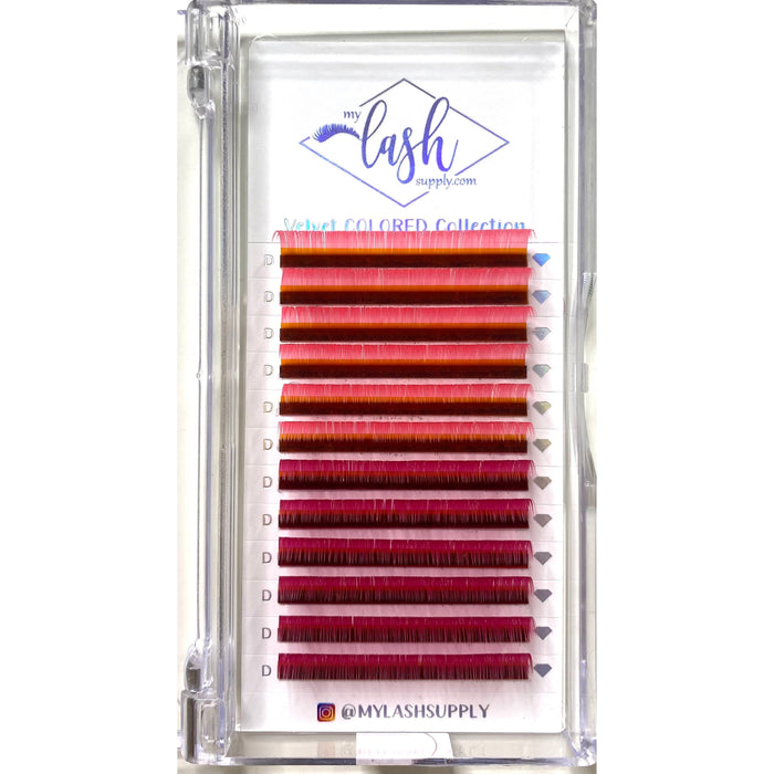 My Lash Supply - My Lash Supply - Pink Velvet Colored Collection 0.07