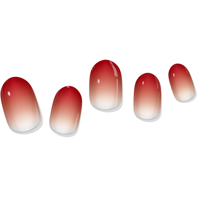 laurenbbeauty Apricot Gradient Gel Nail Wrap Nail Art Kits & Accessories