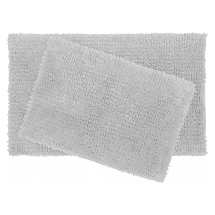 Shopbobbys Premius Chicago 2 Piece Chenille Bath Mat Set, 20X32, 17X24 Inches