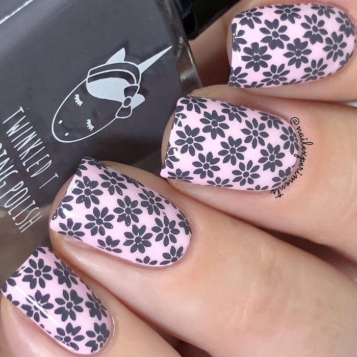 Twinkled T - Floral Stamping Plate