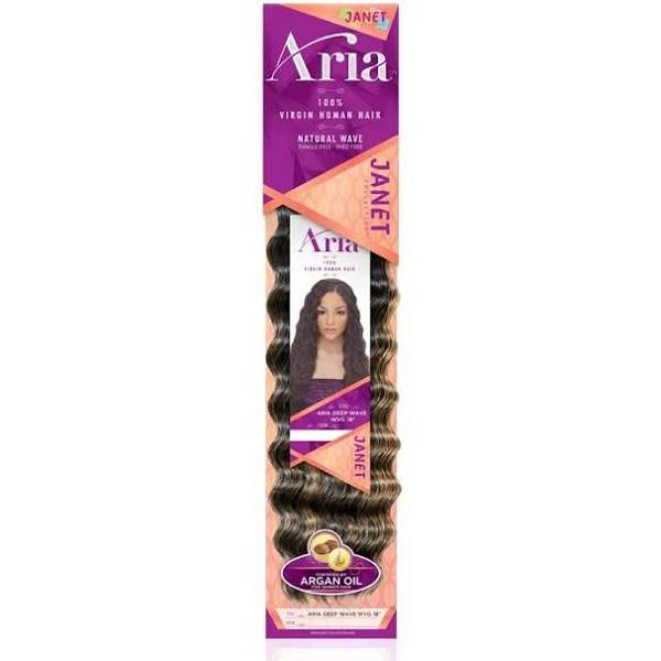 Mill's Beauty Supply Janet Collection Aria Deep Wave, 18 in Weave