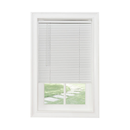 Achim Cordless GII Morningstar 1-Inch Light Filtering Mini Blind, White