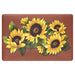 Achim Decorative Anti-Fatigue Mat, Black Eyed Susan, 18x30 Inches