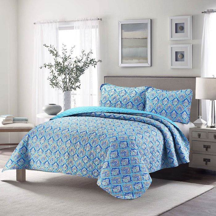 Shopbobbys Premius Mason Reversible Cotton Quilt Set