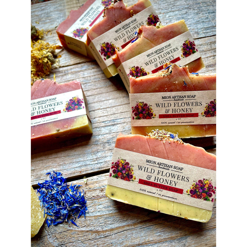 MION Artisan Soap Co. Wild Flowers & Honey | Shea Butter Soap