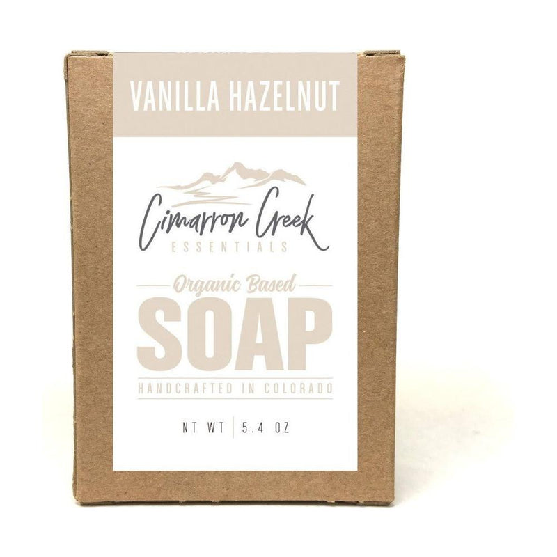Cimarron Creek Essentials Vanilla Hazelnut Organic Bar Soap 5.4oz Bath & Body