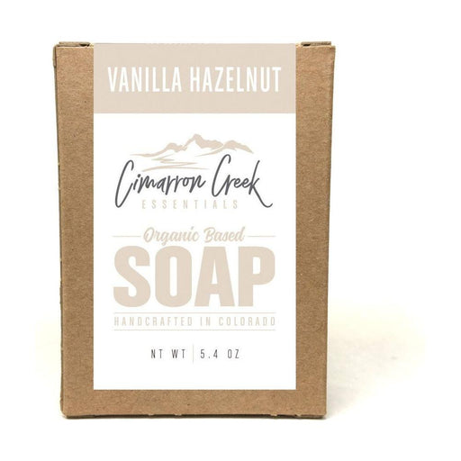 Cimarron Creek Essentials Vanilla Hazelnut Organic Bar Soap 5.4oz Bath & Body