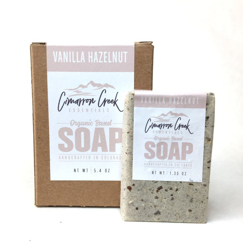 Cimarron Creek Essentials Vanilla Hazelnut Organic Bar Soap 5.4oz Bath & Body