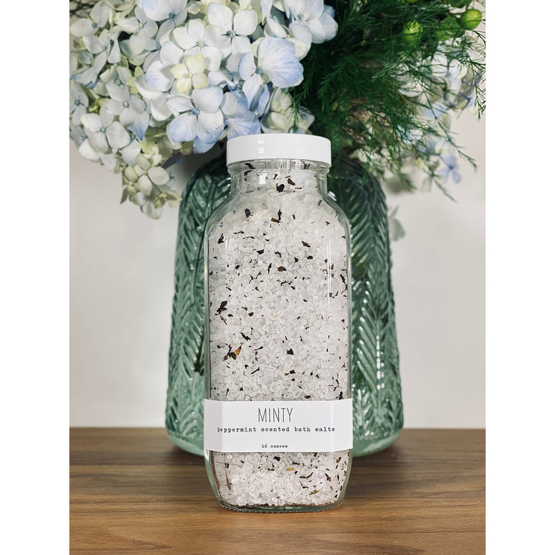 handmade. la conner Bath Salts - Minty Bath Salts