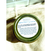 Butter Me Up Organics Space Clearing Candle/ Intention Candle / Organic Soy Candle / Candle with Crystals / Cleansing Candle Metaphysical