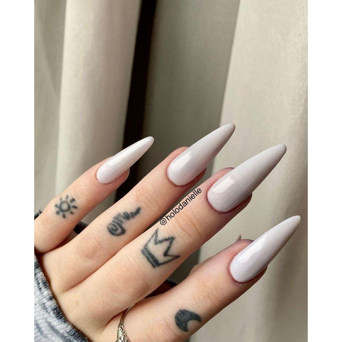 Twinkled T - Gel Extension Tips - Stiletto ♥︎ Clear ♥︎ Long