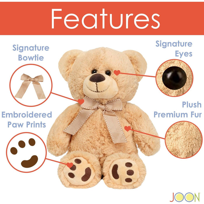 Shopbobbys Joon Mini Teddy Bear, Tan, 13 Inches