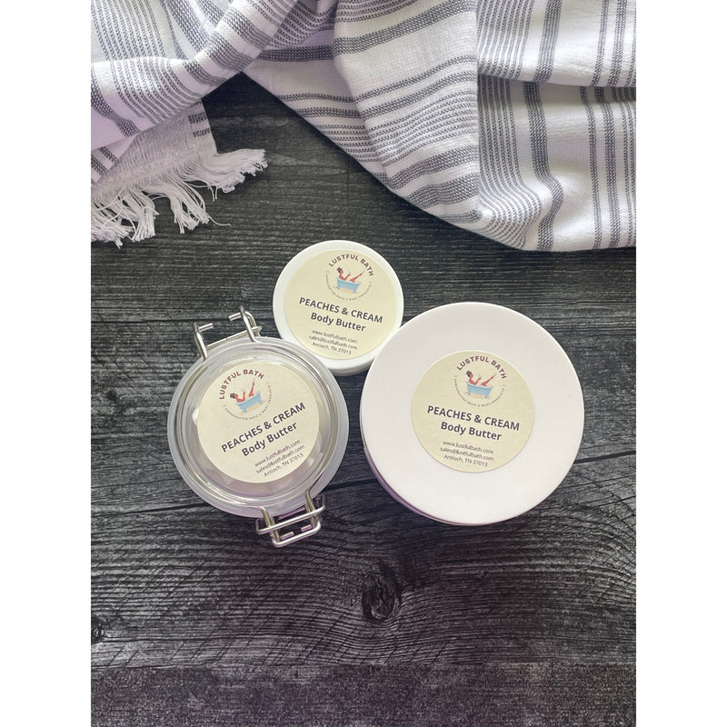 Lustful Bath, LLC PEACHES & CREAM BODY BUTTER Butters