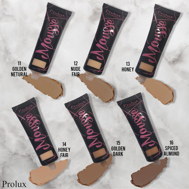 Prolux Cosmetics Mousse Foundation Face Foundation