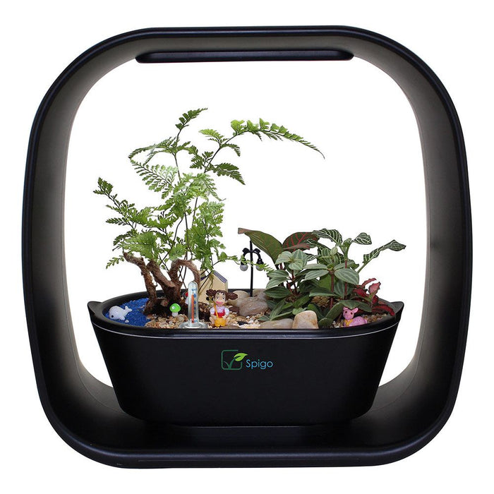 Shopbobbys Spigo Intelligent Indoor Led Light Garden, Matte Black