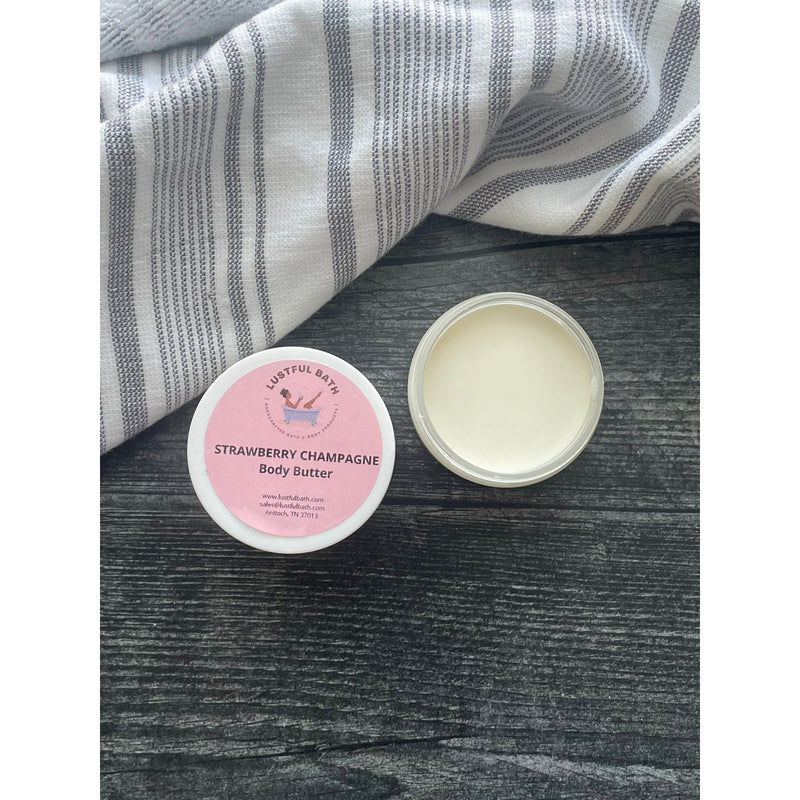 Lustful Bath, LLC STRAWBERRY CHAMPAGNE BODY BUTTER Butters
