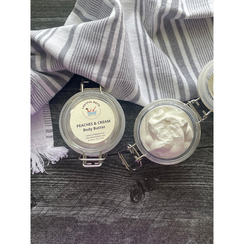 Lustful Bath, LLC PEACHES & CREAM BODY BUTTER Butters