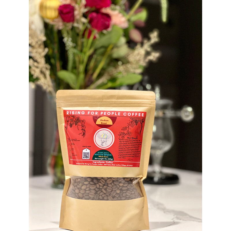 Rising For People Coffee Co. East Java Konang Springs Natural Coffee