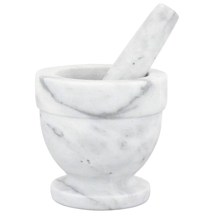 Shopbobbys Premius Marble Mortar And Pestle, 4.13X4.13 Inches