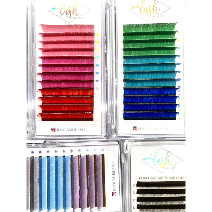 My Lash Supply - My Lash Supply - Mixed Colors Velvet Colored Collection 0.05