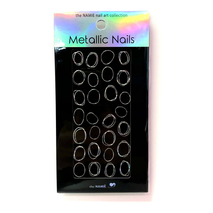 Sylphkiss - Metallic Nail Stickers - Msilver-008