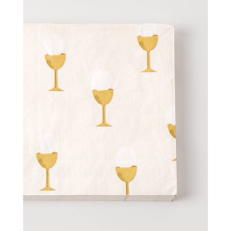 Be A Heart First Communion Dinner Napkins Disposable Tableware