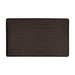 Achim Woven-Embossed Faux-Leather Anti-Fatigue Mat, Black, 18x30 Inches