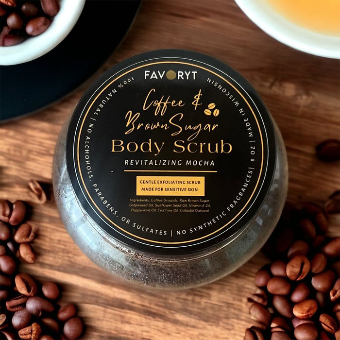 FAVORYT Coffee x Brown Sugar Body & Face Scrub