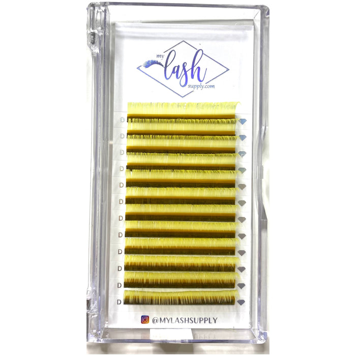 My Lash Supply - My Lash Supply - Yellow Velvet Colored Collection 0.07